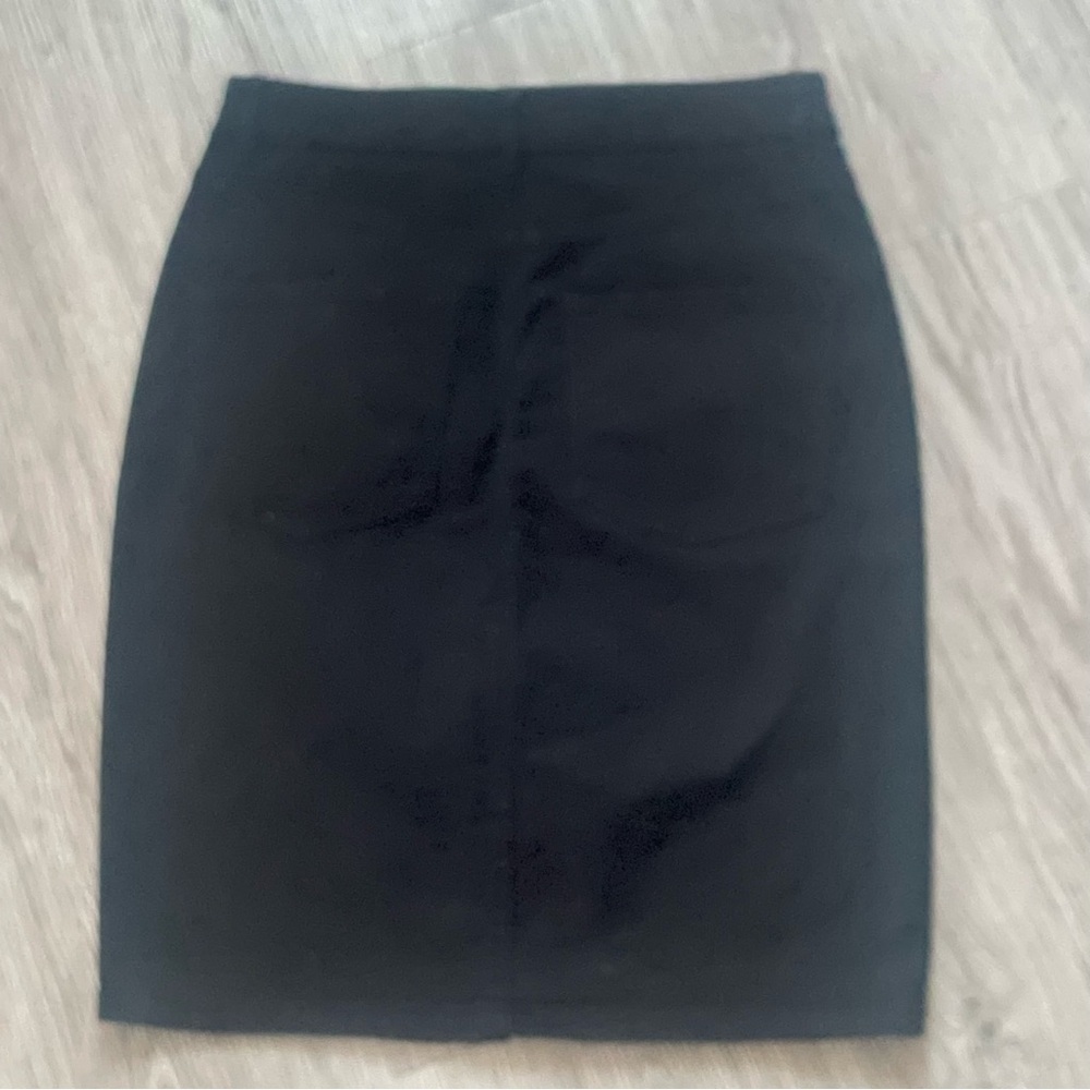 DYNAMITE BLACK STRETCH PENCIL FRONT ZIPPER SKIRT SIZE M - Picture 3 of 10